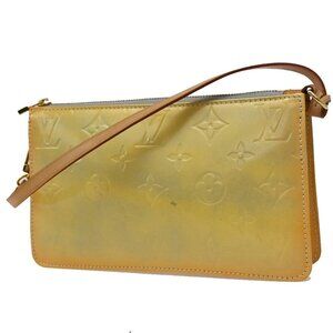LOUIS VUITTON Lexington Hand Bag Monogram Vernis Yellow Gri M91056 67CA235
